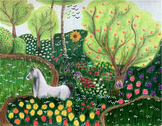 National Drawing Contest Submissions Celebrate Vibrant Spirit of Horse Day 2021